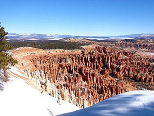 Winter Bryce Canyon National Park Reise USA