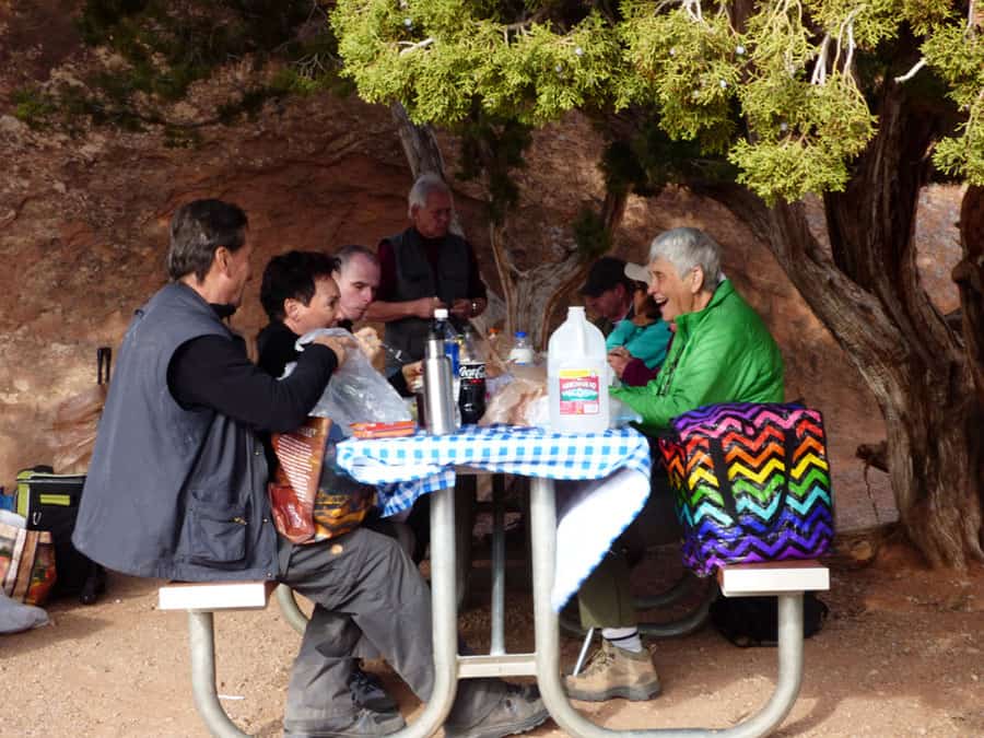 Picknick Gruppenreise Canyon